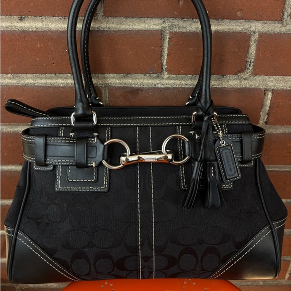 Coach Handbags - Vintage Black Coach Handbag